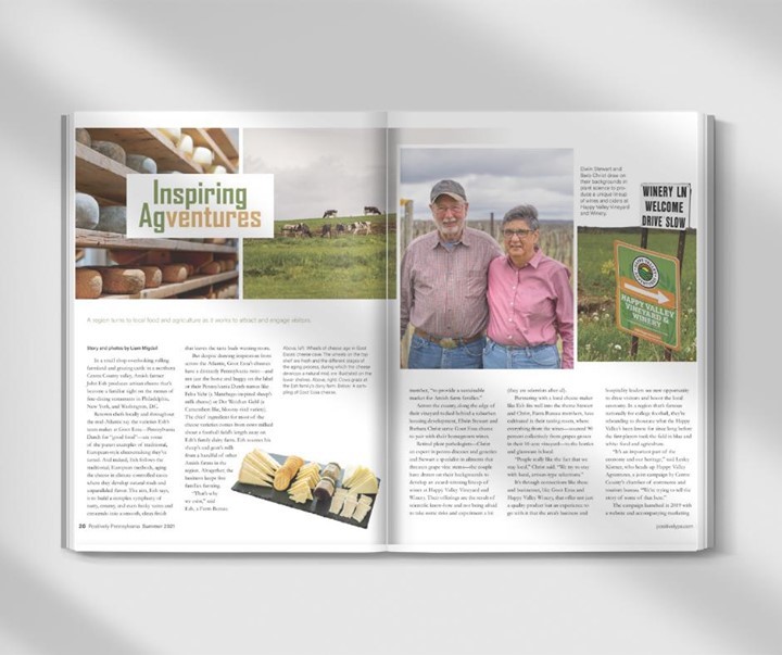 #HVAgventures was recently featured in @positivelypennsylvania!
˙
Read all about our region turning to local food and agriculture as it works to attract and engage visitors at the link in our bio 