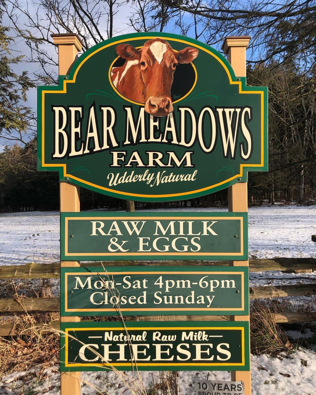 @bearmeadowsfarm is a locally owned farm selling raw milk and eggs. They have been permitted for raw milk sales since 2009 and since then have been selling raw milk to the greater State College area. 
