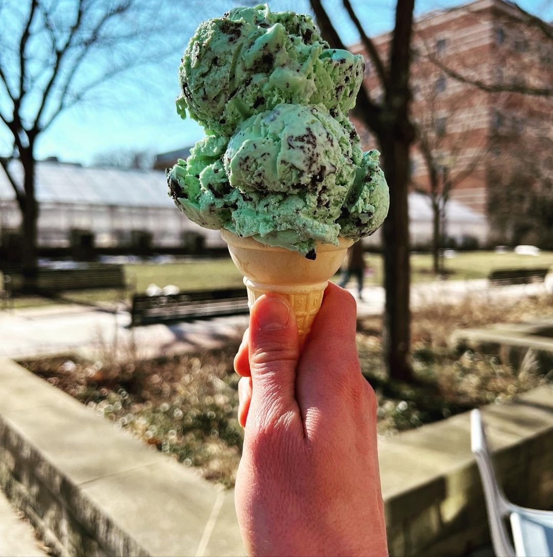 There's nothing like a cold scoop on a warm summer day, and the @pennstatecreamery offers just that! 
