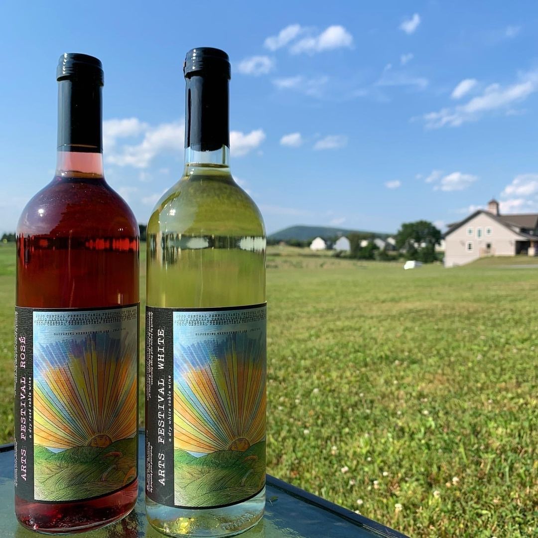 @universitywineco's Arts Festival White & Rosé is now available at the winery and will also be available Saturday at the @centralpatastingtrail Craft Beverage Expo as part of the @cpartsfestival! 